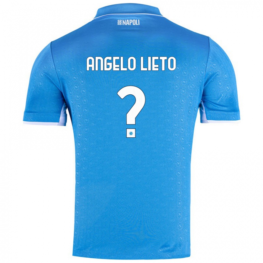 Niño Camiseta Angelo Lieto #0 Azul Cielo 1ª Equipación 2024/25 La Camisa México