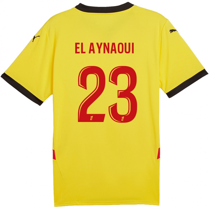 Niño Camiseta Neil El Aynaoui #23 Amarillo Rojo 1ª Equipación 2024/25 La Camisa México