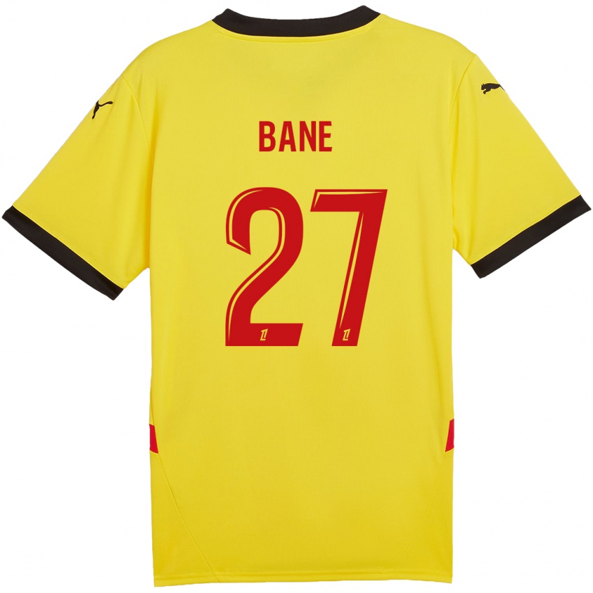 Niño Camiseta Sidi Bane #27 Amarillo Rojo 1ª Equipación 2024/25 La Camisa México