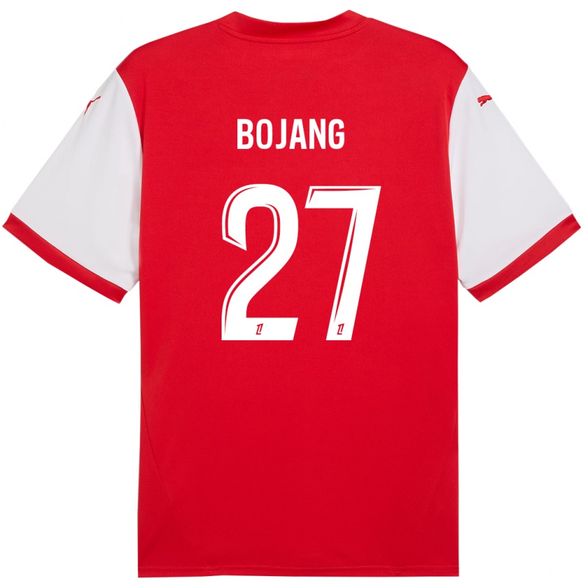 Niño Camiseta Adama Bojang #27 Rojo Blanco 1ª Equipación 2024/25 La Camisa México