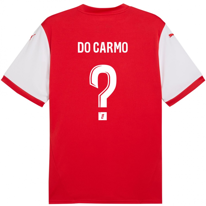 Niño Camiseta Sophian Do Carmo #0 Rojo Blanco 1ª Equipación 2024/25 La Camisa México