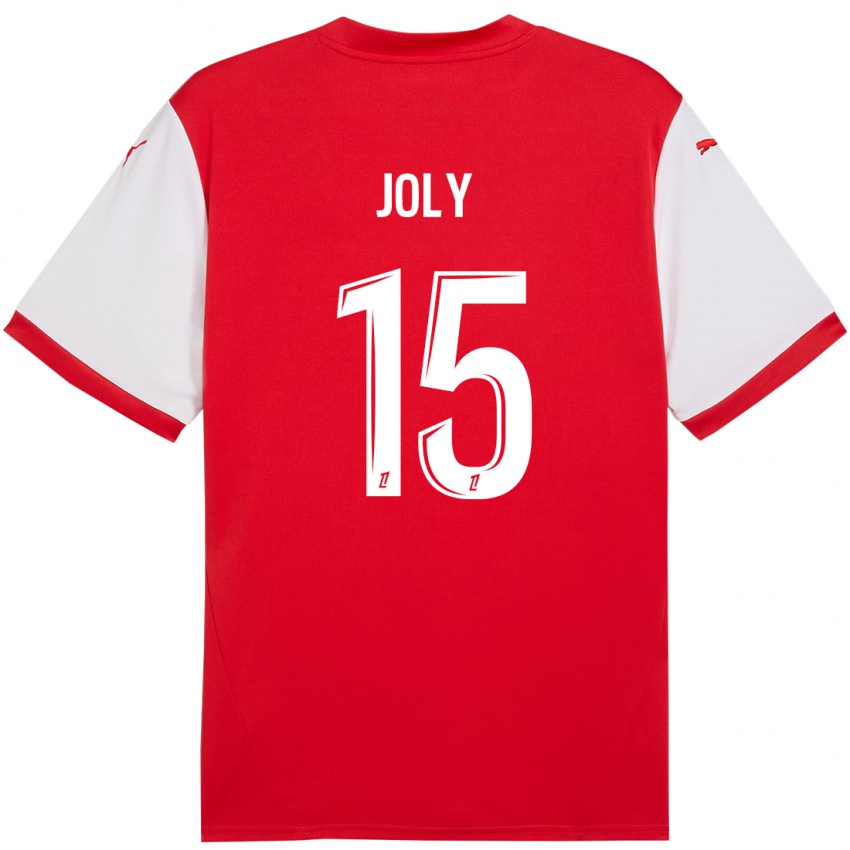 Niño Camiseta Lou-Ann Joly #15 Rojo Blanco 1ª Equipación 2024/25 La Camisa México