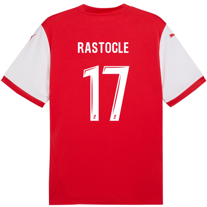 Niño Camiseta Jade Rastocle #17 Rojo Blanco 1ª Equipación 2024/25 La Camisa México