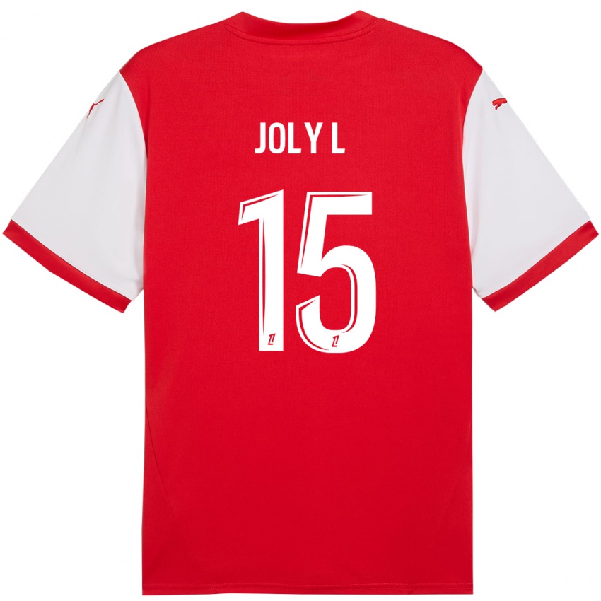 Niño Camiseta Lou Ann Joly #15 Rojo Blanco 1ª Equipación 2024/25 La Camisa México