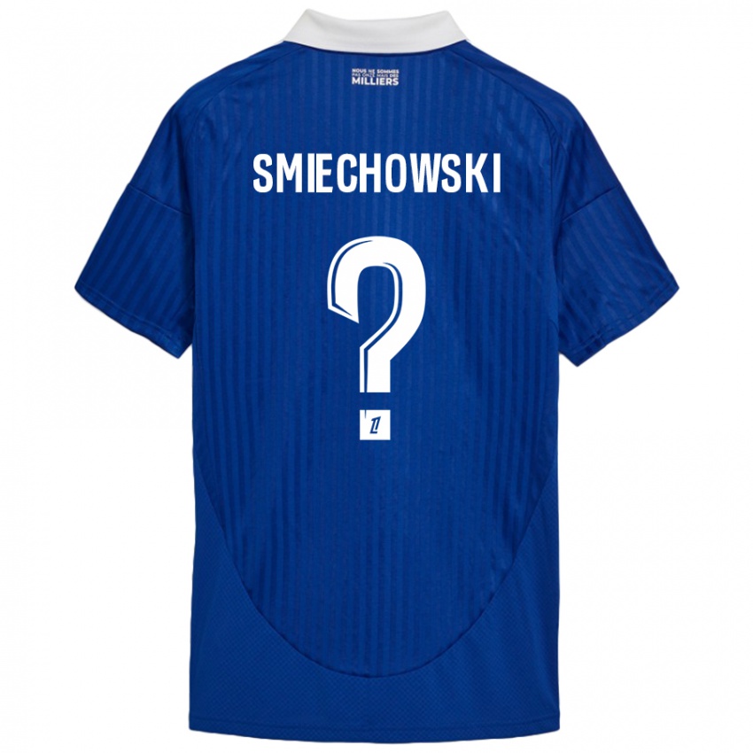 Niño Camiseta Artur Smiechowski #0 Azul Blanco 1ª Equipación 2024/25 La Camisa México