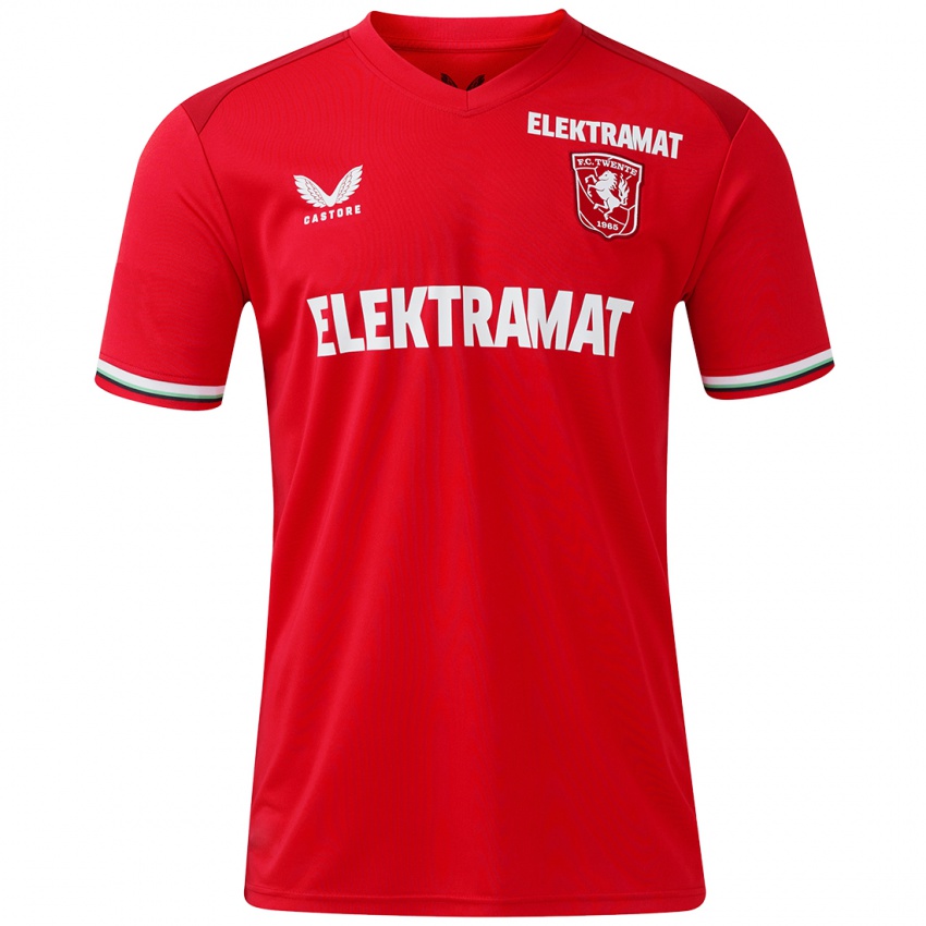 Niño Camiseta Rens Blankenvoort #0 Rojo Blanco 1ª Equipación 2024/25 La Camisa México