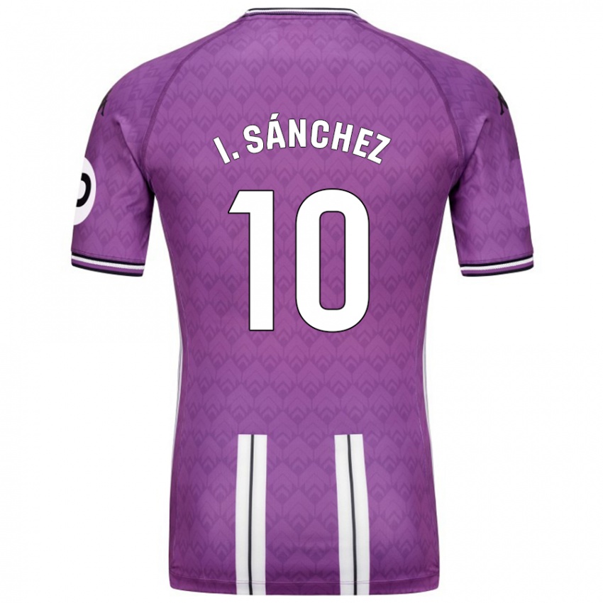 Niño Camiseta Iván Sánchez #10 Púrpura Blanco 1ª Equipación 2024/25 La Camisa México