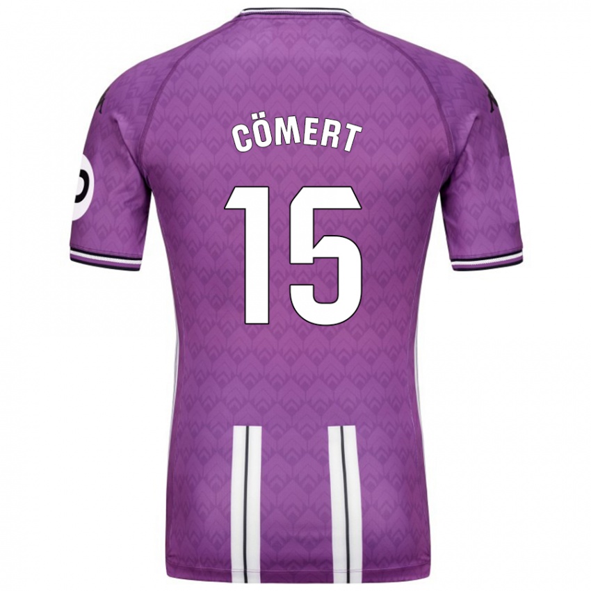 Niño Camiseta Eray Cömert #15 Púrpura Blanco 1ª Equipación 2024/25 La Camisa México