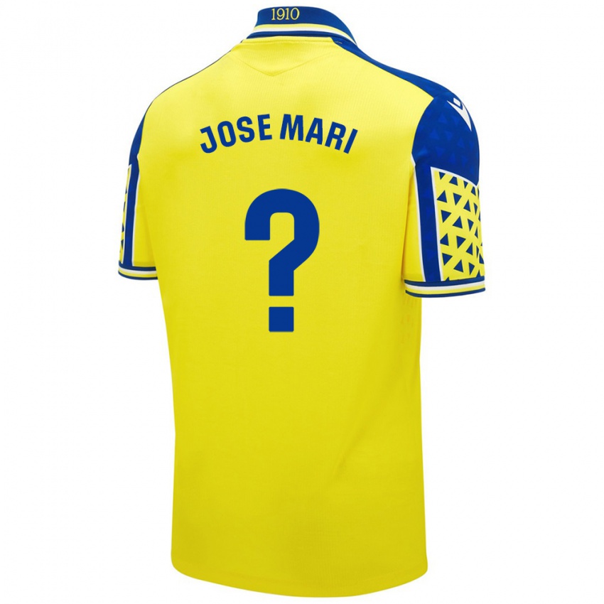 Niño Camiseta José Mari #0 Amarillo Azul 1ª Equipación 2024/25 La Camisa México