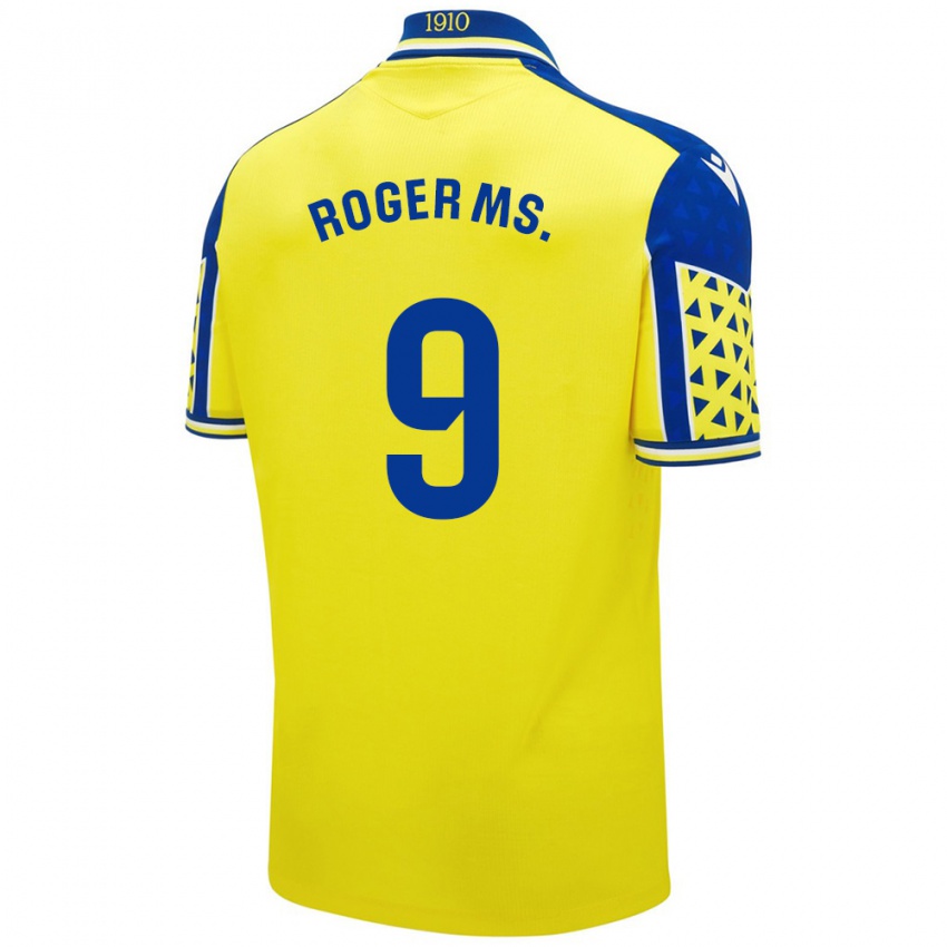 Niño Camiseta Roger Martí #9 Amarillo Azul 1ª Equipación 2024/25 La Camisa México