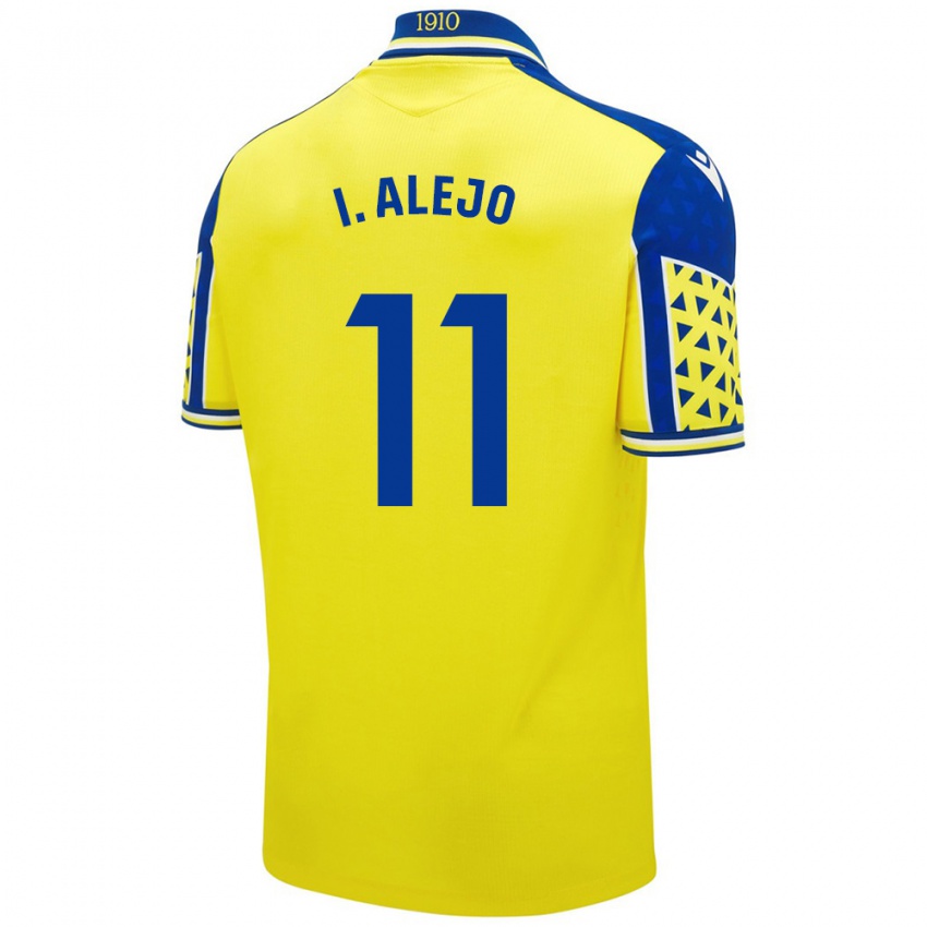 Niño Camiseta Iván Alejo #11 Amarillo Azul 1ª Equipación 2024/25 La Camisa México