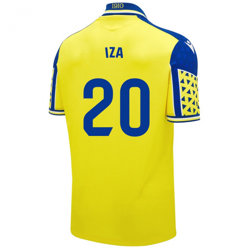 Niño Camiseta Iza Carcelén #20 Amarillo Azul 1ª Equipación 2024/25 La Camisa México