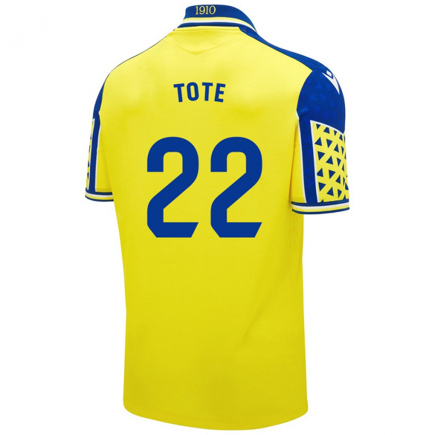 Niño Camiseta Tote #22 Amarillo Azul 1ª Equipación 2024/25 La Camisa México