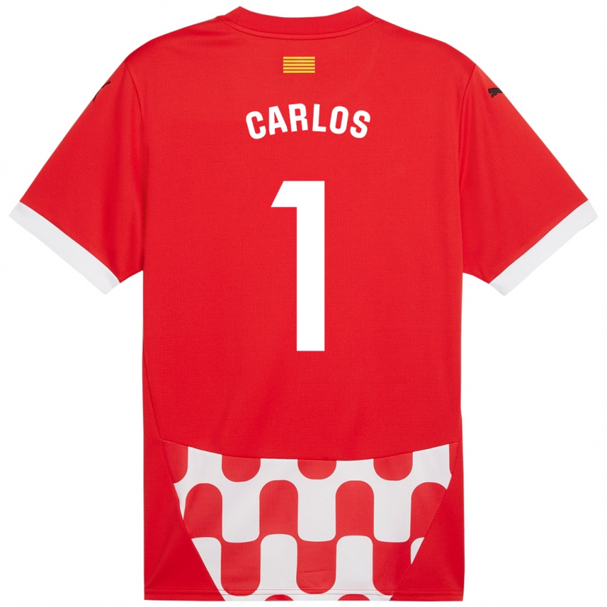 Niño Camiseta Juan Carlos #1 Rojo Blanco 1ª Equipación 2024/25 La Camisa México