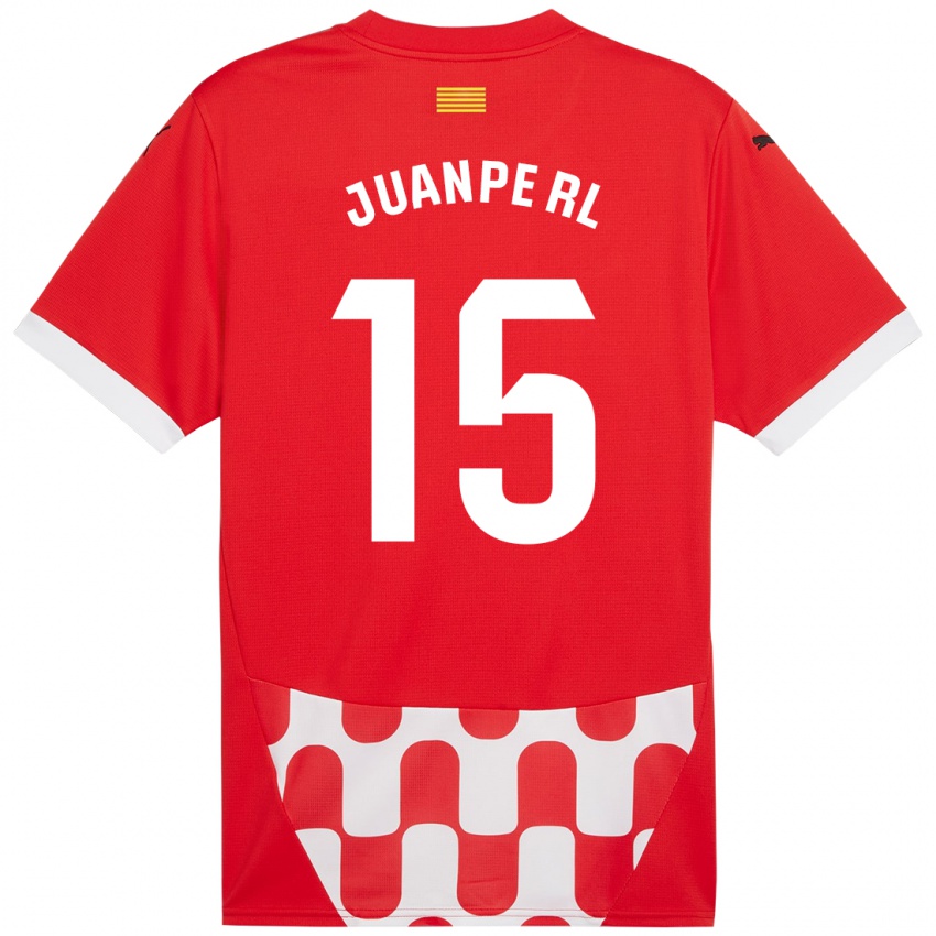 Niño Camiseta Juanpe #15 Rojo Blanco 1ª Equipación 2024/25 La Camisa México