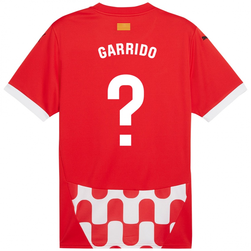 Niño Camiseta Carles Garrido #0 Rojo Blanco 1ª Equipación 2024/25 La Camisa México