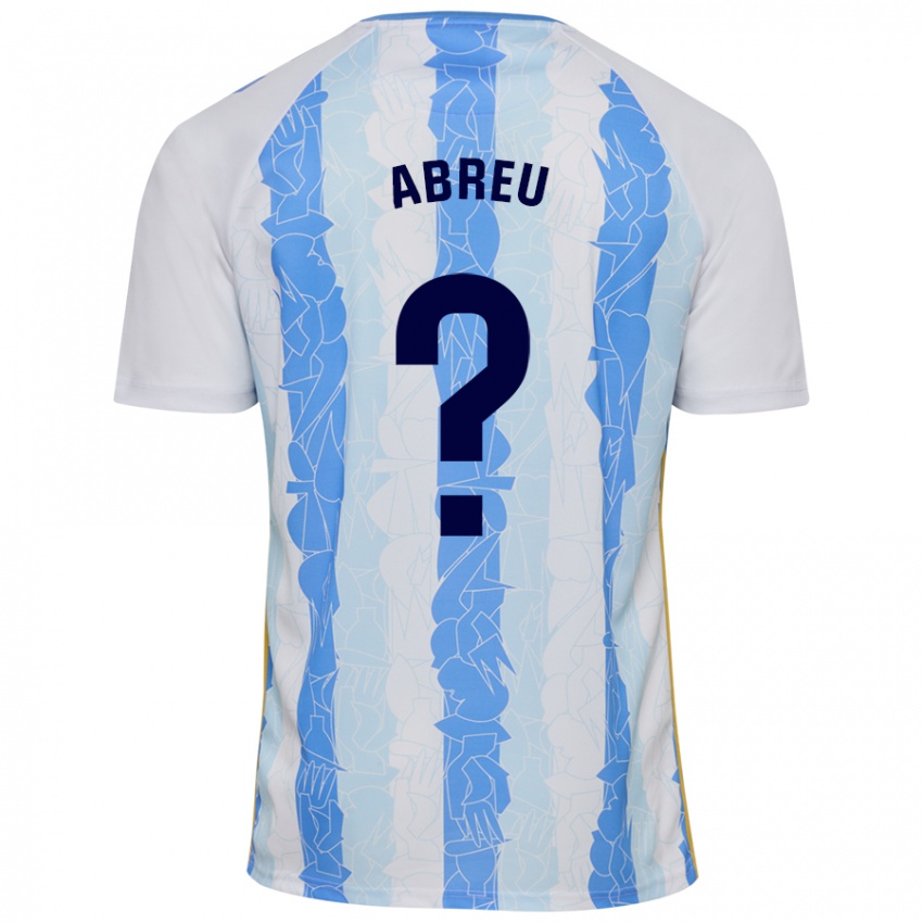 Niño Camiseta Marco Abreu #0 Blanco Azul 1ª Equipación 2024/25 La Camisa México