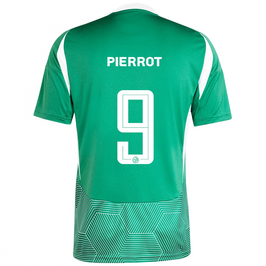 Niño Camiseta Frantzdy Pierrot #9 Verde Blanco 1ª Equipación 2024/25 La Camisa México