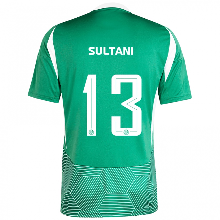 Niño Camiseta Tomás Sultani #13 Verde Blanco 1ª Equipación 2024/25 La Camisa México