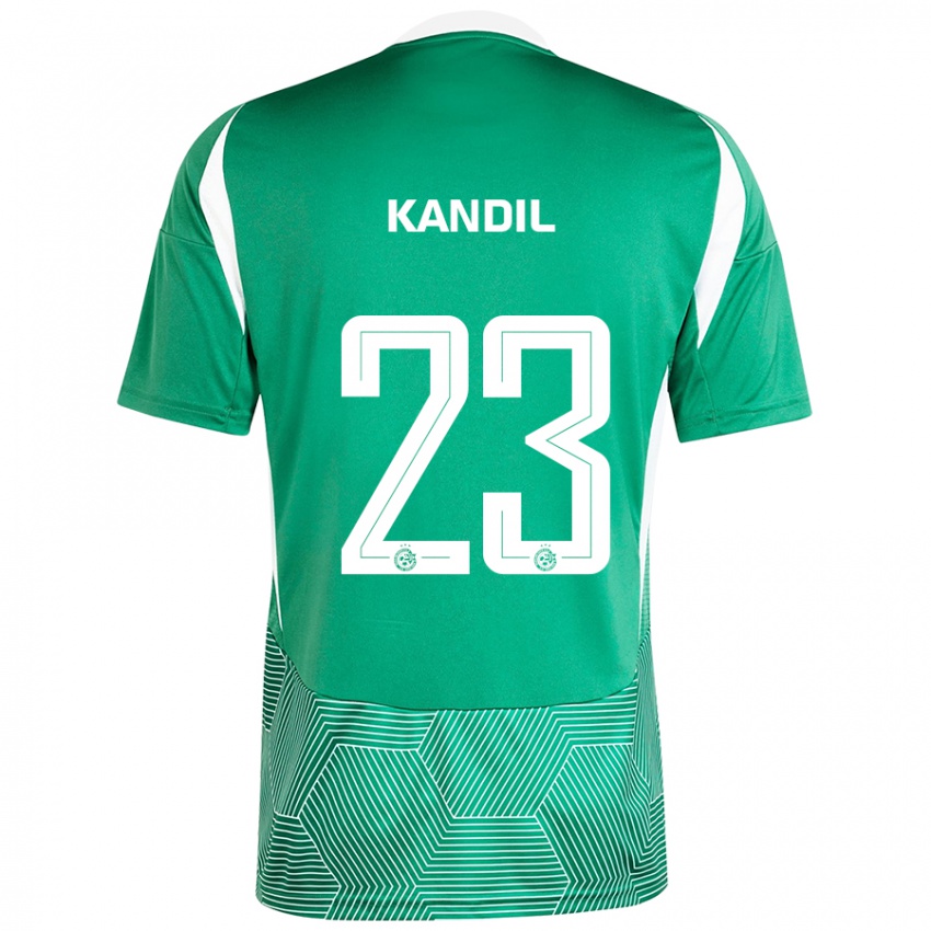 Niño Camiseta Maor Kandil #23 Verde Blanco 1ª Equipación 2024/25 La Camisa México