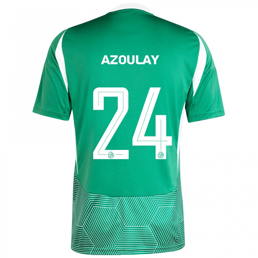 Niño Camiseta Ethane Azoulay #24 Verde Blanco 1ª Equipación 2024/25 La Camisa México