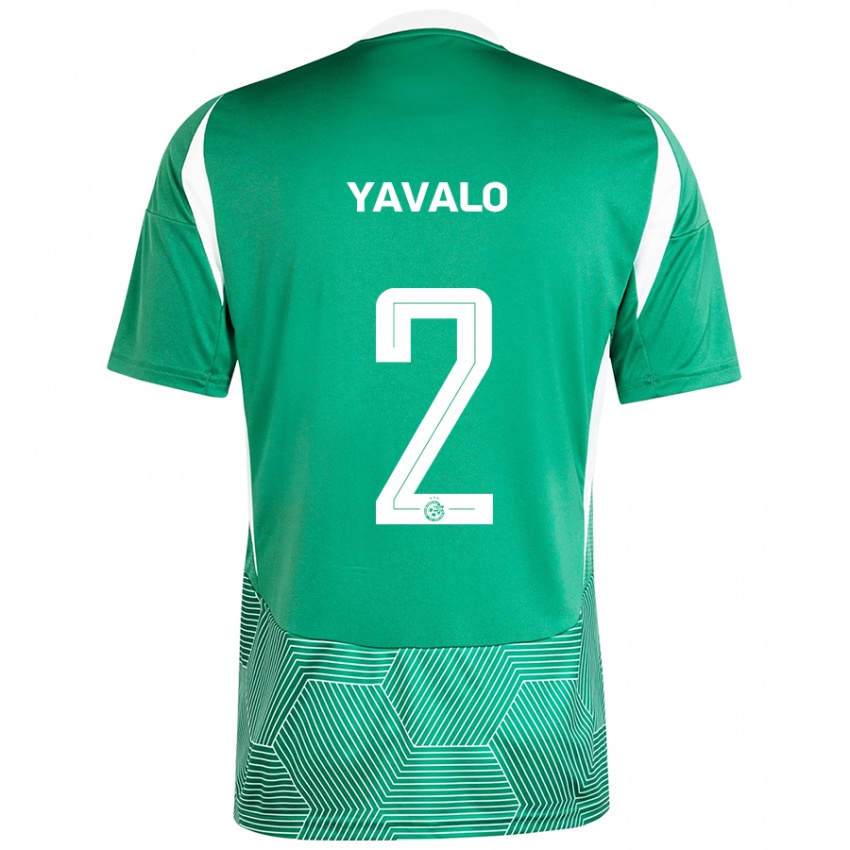 Niño Camiseta Gatachao Yavalo #2 Verde Blanco 1ª Equipación 2024/25 La Camisa México