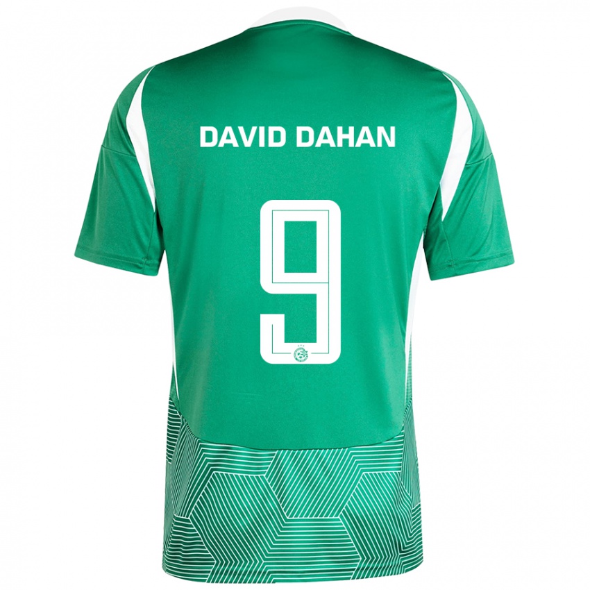 Niño Camiseta Omer David Dahan #9 Verde Blanco 1ª Equipación 2024/25 La Camisa México