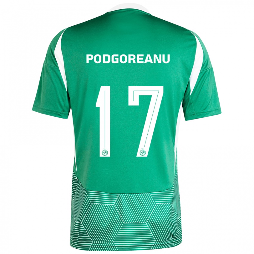 Niño Camiseta Suf Podgoreanu #17 Verde Blanco 1ª Equipación 2024/25 La Camisa México