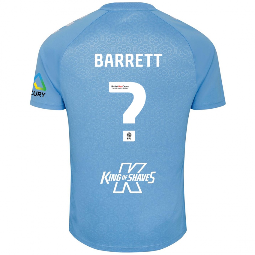 Niño Camiseta Marlow Barrett #0 Azul Blanco 1ª Equipación 2024/25 La Camisa México