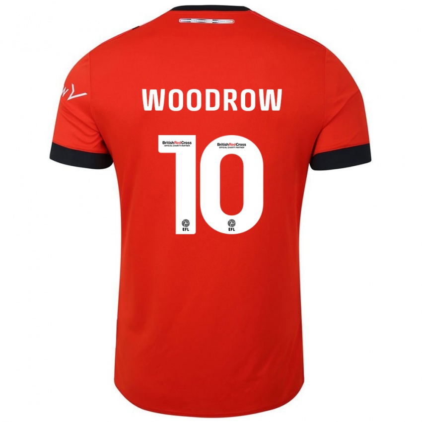 Niño Camiseta Cauley Woodrow #10 Naranja Negro 1ª Equipación 2024/25 La Camisa México