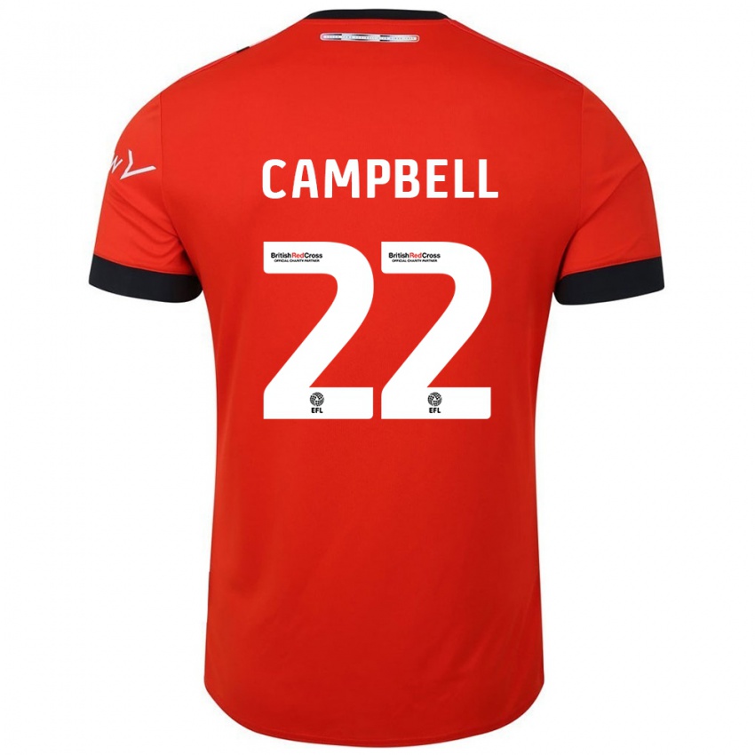 Niño Camiseta Allan Campbell #22 Naranja Negro 1ª Equipación 2024/25 La Camisa México