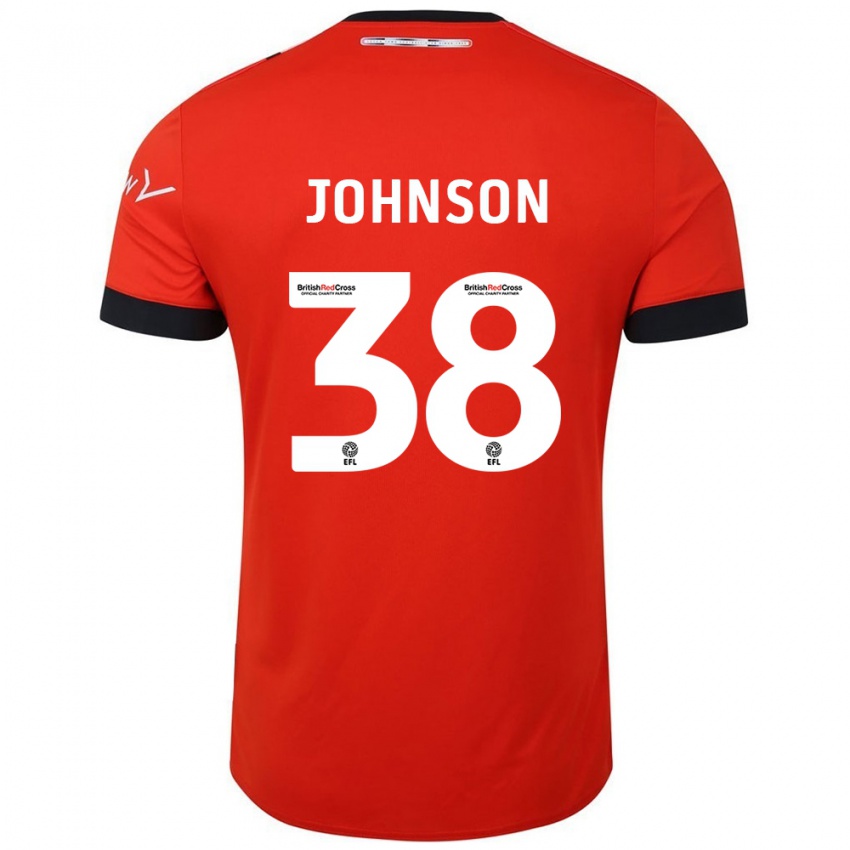 Niño Camiseta Joe Johnson #38 Naranja Negro 1ª Equipación 2024/25 La Camisa México