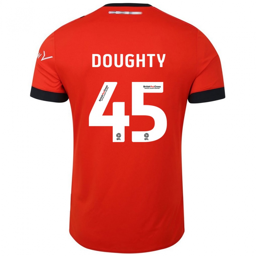 Niño Camiseta Alfie Doughty #45 Naranja Negro 1ª Equipación 2024/25 La Camisa México