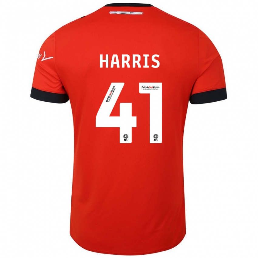 Niño Camiseta Taylan Harris #41 Naranja Negro 1ª Equipación 2024/25 La Camisa México