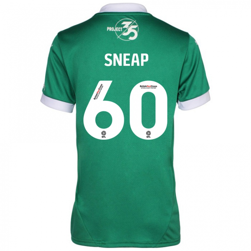 Niño Camiseta Harley Sneap #60 Verde Blanco 1ª Equipación 2024/25 La Camisa México