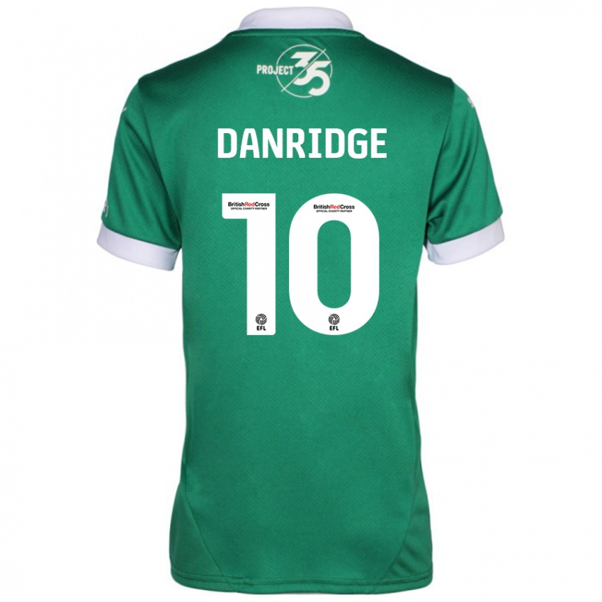 Niño Camiseta Rebecca Danridge #10 Verde Blanco 1ª Equipación 2024/25 La Camisa México