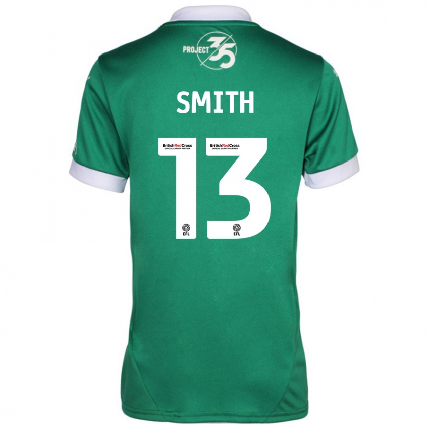 Niño Camiseta Grace Smith #13 Verde Blanco 1ª Equipación 2024/25 La Camisa México