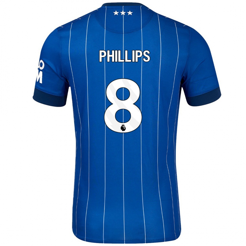 Niño Camiseta Kalvin Phillips #8 Azul Marino 1ª Equipación 2024/25 La Camisa México