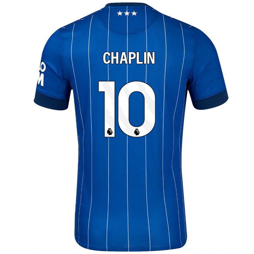 Niño Camiseta Conor Chaplin #10 Azul Marino 1ª Equipación 2024/25 La Camisa México