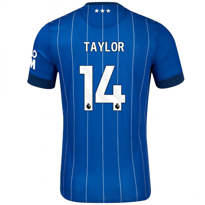 Niño Camiseta Jack Taylor #14 Azul Marino 1ª Equipación 2024/25 La Camisa México