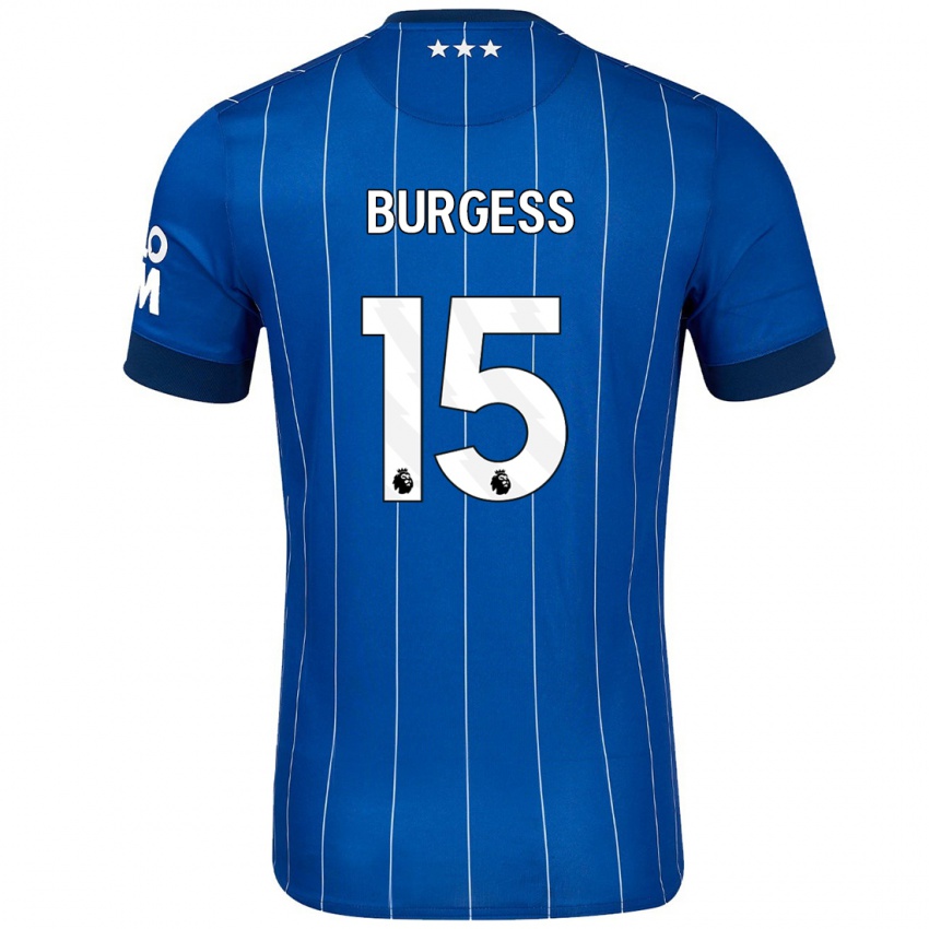 Niño Camiseta Cameron Burgess #15 Azul Marino 1ª Equipación 2024/25 La Camisa México