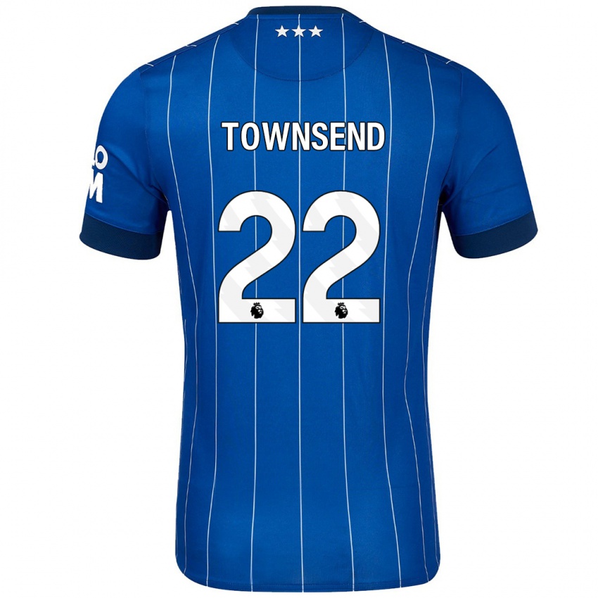 Niño Camiseta Conor Townsend #22 Azul Marino 1ª Equipación 2024/25 La Camisa México