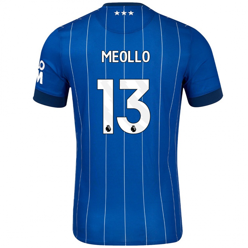 Niño Camiseta Nina Meollo #13 Azul Marino 1ª Equipación 2024/25 La Camisa México