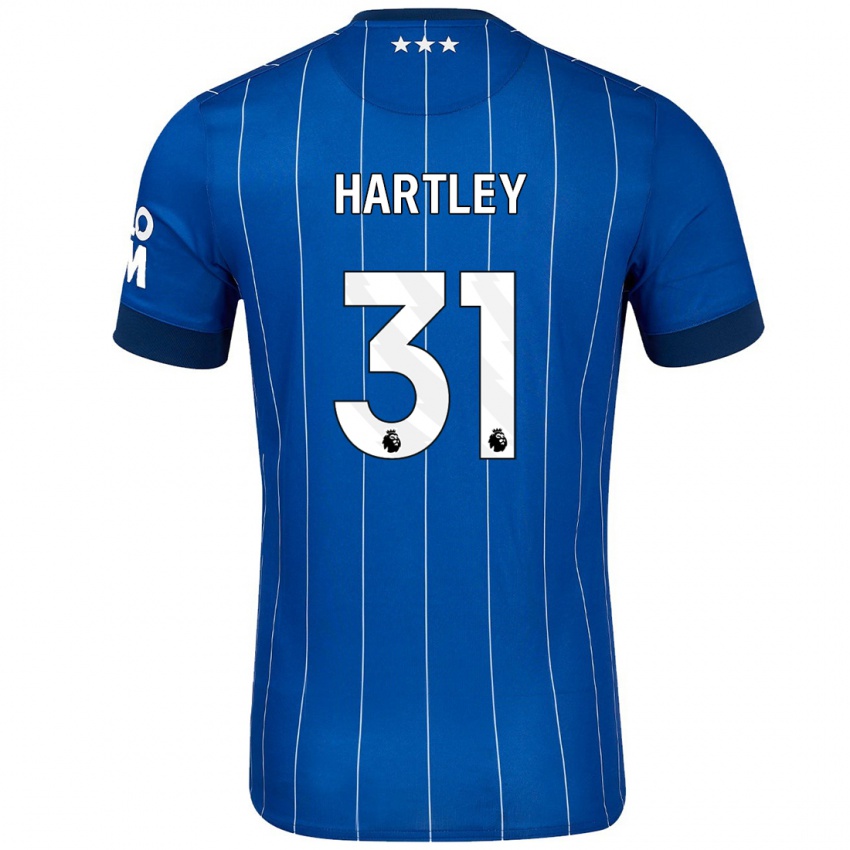 Niño Camiseta Laura Hartley #31 Azul Marino 1ª Equipación 2024/25 La Camisa México