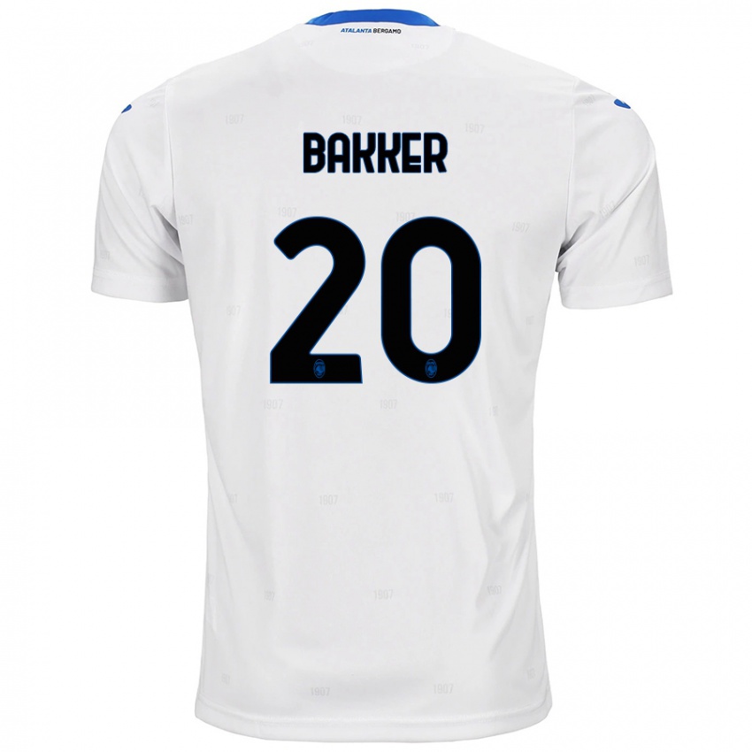 Niño Camiseta Mitchel Bakker #20 Blanco 2ª Equipación 2024/25 La Camisa México