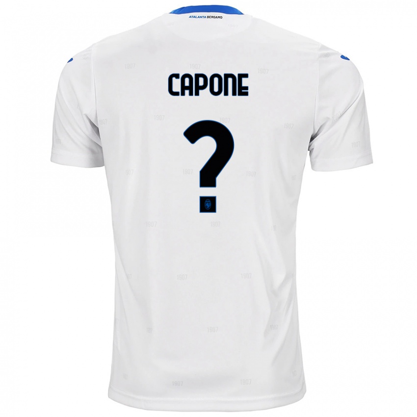 Niño Camiseta Christian Capone #0 Blanco 2ª Equipación 2024/25 La Camisa México