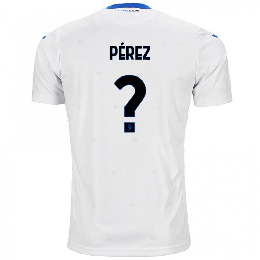 Niño Camiseta David Pérez #0 Blanco 2ª Equipación 2024/25 La Camisa México