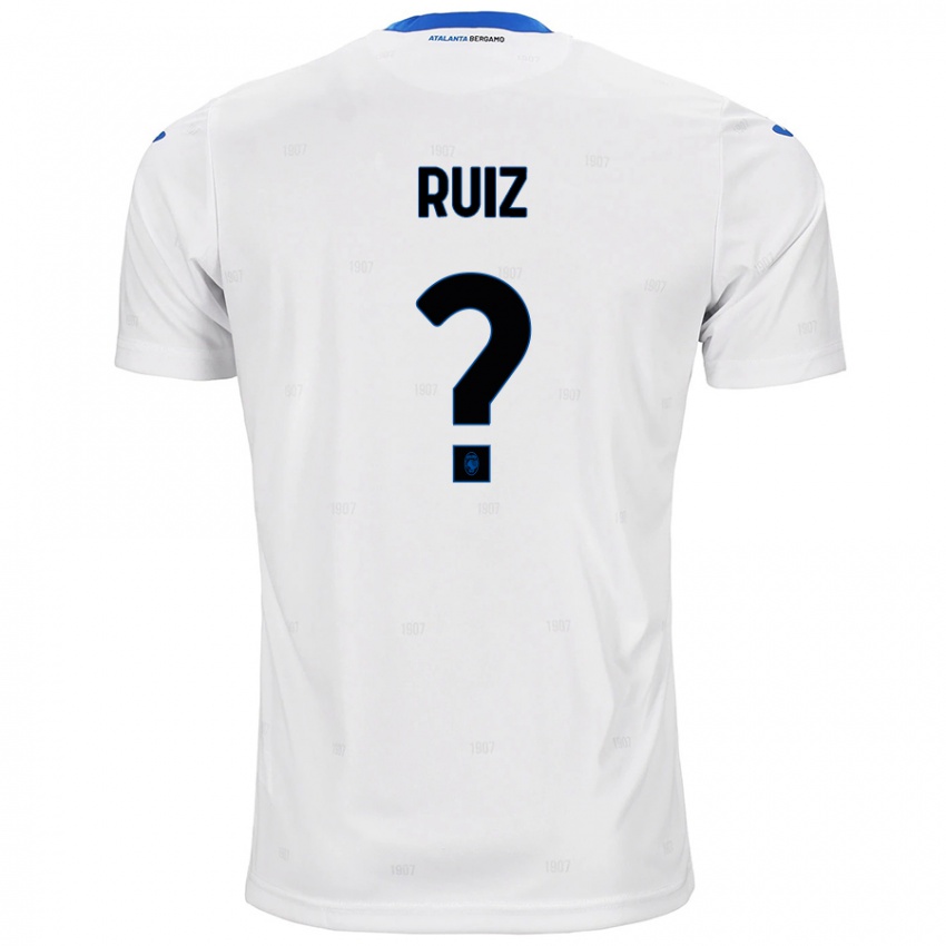 Niño Camiseta Gerard Ruiz #0 Blanco 2ª Equipación 2024/25 La Camisa México