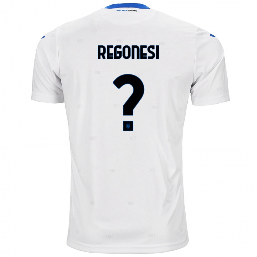 Niño Camiseta Nicolò Regonesi #0 Blanco 2ª Equipación 2024/25 La Camisa México