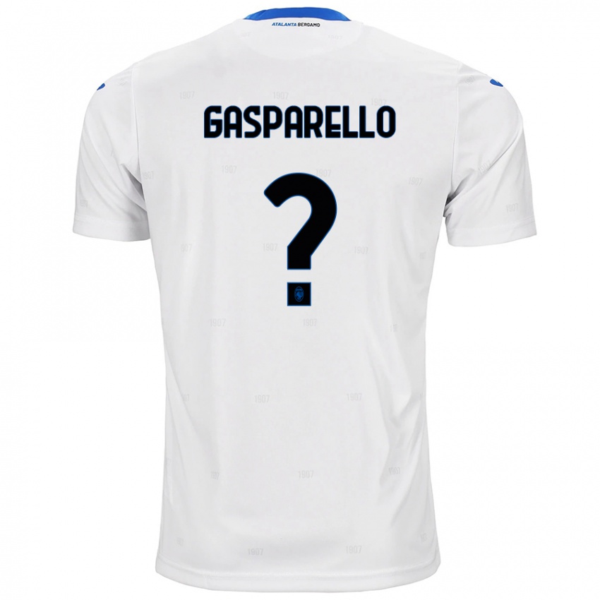 Niño Camiseta Francesco Gasparello #0 Blanco 2ª Equipación 2024/25 La Camisa México